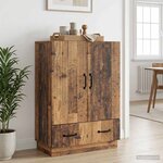 vidaXL Buffet Bois ancien 66 x 34 5 x 92 cm Bois d'ingénierie