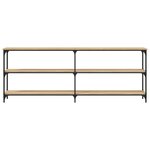vidaXL Table console chêne sonoma 200x29x75 cm bois d'ingénierie