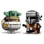 Lego brickheadz star wars 75317 - le mandalorien et l'enfant - mandalorian & the child