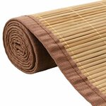 vidaXL Tapis en bambou 160x230 cm Marron
