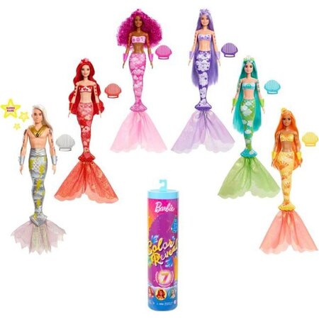 Barbie - barbie color reveal sirene - poupée - La Poste