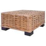vidaXL Ensemble de canapés 27 Pièces Rotin naturel