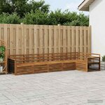 vidaXL Ensemble de canapés d'extérieur 6 pc Naturel
