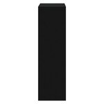vidaXL Armoire à chaussures Noir 63x24x81 cm Bois d'ingénierie