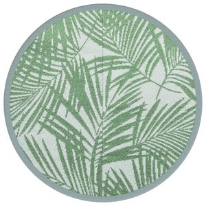 vidaXL Tapis d'extérieur ARAKIL vert Ø200 cm PP