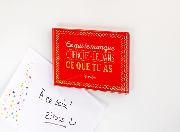 Leitmotiv - Magnet en verre - Ce que tu as…