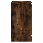 vidaXL Buffet chêne fumé 37 5x35 5x67 5 cm bois d'ingénierie