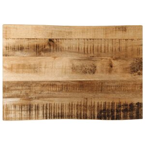 vidaXL Dessus de table bord vivant 70x40x3 8 cm bois de manguier brut