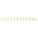 vidaXL Lattes de lit 90x200 cm bois de pin massif
