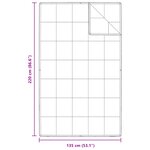 vidaXL Couettes et duvets Blanc 135 x 220 cm Bas