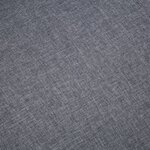vidaXL Canapé à 3 places Tissu Gris foncé