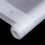 vidaXL Bâche Leno 260 g/m² 3 x 3 m Blanc