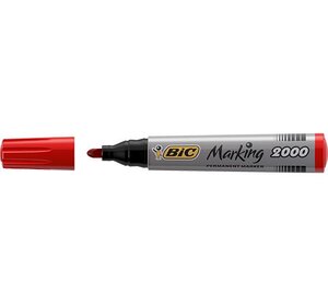 Marqueur Permanent MARKING 2000 Pte Ogive Large Rouge BIC