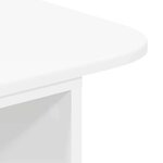 vidaXL Table console Blanc 93 x 40 x 75 cm Bois d'ingénierie