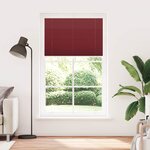 vidaXL Store plissé rouge bordeaux 115x200 cm largeur du tissu 114 4cm