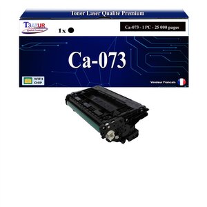 T3AZUR - Toner compatible avec Canon i-SENSYS LBP-361dw remplace Canon 073 Noir - 25 000 pages