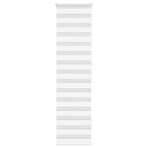 vidaXL Store zèbre blanc 65x230 cm largeur du tissu 60 9 cm polyester