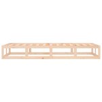 vidaXL Cadre de lit sans matelas 100x200 cm bois massif