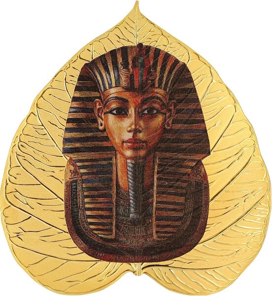 Pièce de monnaie en Argent 1 Dollar g 31.1 (1 oz) Millésime 2025 Leaves Of The Nile TUTANKHAMUN