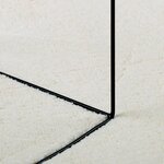 vidaXL Tapis OVIEDO à poils courts crème 200x200 cm
