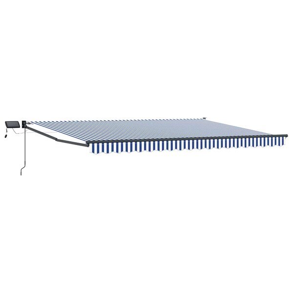 vidaXL Store rétractable manuel avec LEDs 4 5 × 3 m