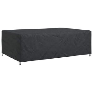 vidaXL Housse pour mobilier d'extérieur Noir 300 x 200 x 90 cm 600D
