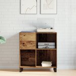 Cabinet d'enregistrement vidaXL en chêne artisan 84 5x38x89 cm en bois d'ingénierie