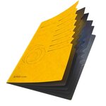 Trieur easyorga A4 en carton 7 compartiments + élastiques Jaune HERLITZ