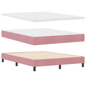 vidaXL Lit à ressorts avec matelas gris foncé 80x200 cm en velours