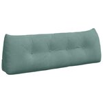 vidaXL Coussin de Dos Vert Mer 140 x 24 x 50 cm Velours