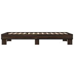 vidaXL Cadre de lit sans matelas chêne marron 90x200 cm