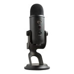 Microphone USB - Blue Yeti - Pour Enregistrement, Streaming, Gaming, Podcast sur PC ou Mac - Noir