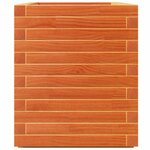 vidaXL Jardinière cire marron 70x40x49 5 cm bois de pin massif