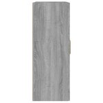 vidaXL Armoire murale sonoma gris 69 5x32 5x90 cm bois d'ingénierie
