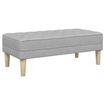 vidaXL Ensemble de Canapés 2 Pièces Gris nuage 173 x 131 x 67 cm