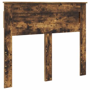 vidaXL Tête de lit Chêne fumé 135 cm Bois d'ingénierie