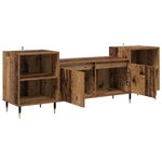 vidaXL Meuble TV Bois Ancien 160 x 35 x 55 cm Bois d'ingénierie