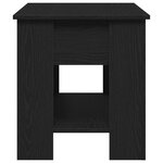 Table basse en chêne noir - 101x49x52 cm en bois d'ingénierie