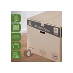 Pack and Move - Lot 20 cartons déménagement XXL - 80 x 60 x 50 cm - Poignées renforcées - 2 adhésifs offerts