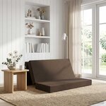 vidaXL Canapé-lit pliable 180 x 67 x 45 cm Taupe