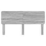 vidaXL Tête de lit Gris Sonoma 180 cm Bois d'ingénierie