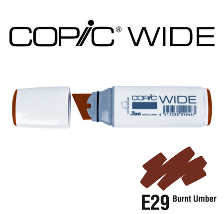 Marqueur large copic wide burnt umber