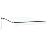 vidaXL Auvent Rétractable Blanc 300 x 250 cm Polyester et Acier