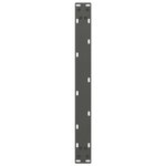 vidaXL Pieds de table basse en U 2 pièces Anthracite 60 x (30-31) cm Acier