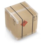 Caisse carton double cannelure homologuée onu 40x40x40 cm (lot de 5)