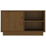 vidaXL Meuble TV Marron miel 70x34x40 cm Bois de pin massif