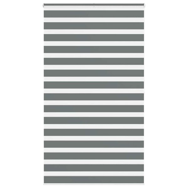 vidaXL Store zèbre gris foncé largeur du tissu 130 9 cm polyester