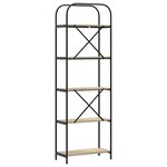 vidaXL Étagère Chêne sonoma 60 x 30 x 183 cm Bois d'ingénierie