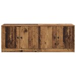 vidaXL Armoire de lit 2 Pièces Bois ancien 66 x 35 x 48 cm