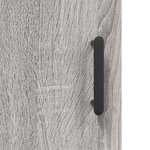 vidaXL Buffet haut sonoma gris 69 5x31x115 cm bois d'ingénierie